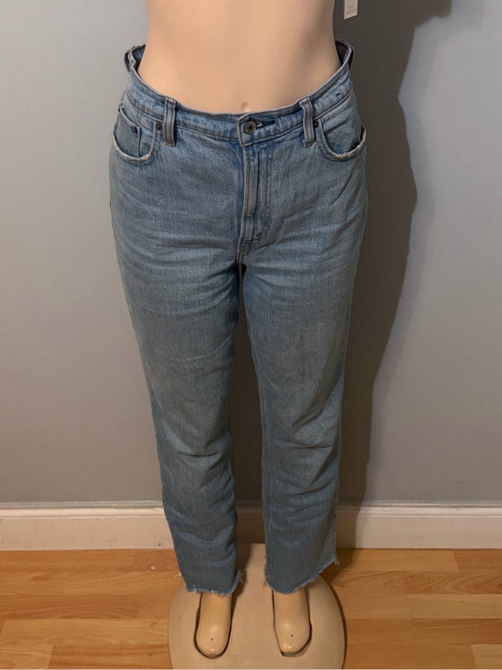 Abercrombie & Fitch Light Blue Straight Leg Jeans